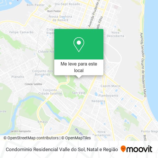 Condominio Residencial Valle do Sol mapa
