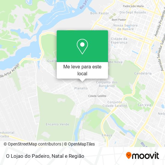 O Lojao do Padeiro mapa