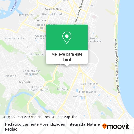 Pedagogicamente Aprendizagem Integrada mapa