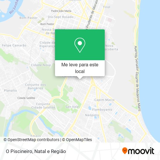 O Piscineiro mapa