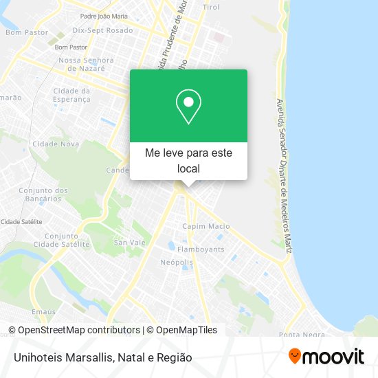 Unihoteis Marsallis mapa