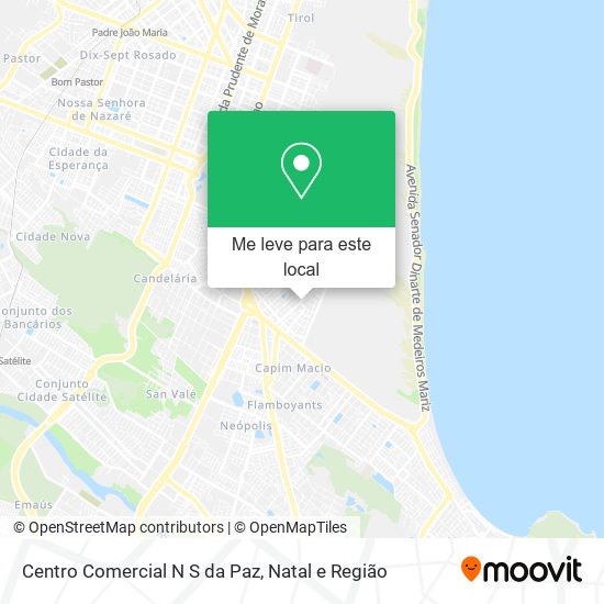 Centro Comercial N S da Paz mapa