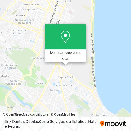 Eny Dantas Depilações e Serviços de Estética mapa