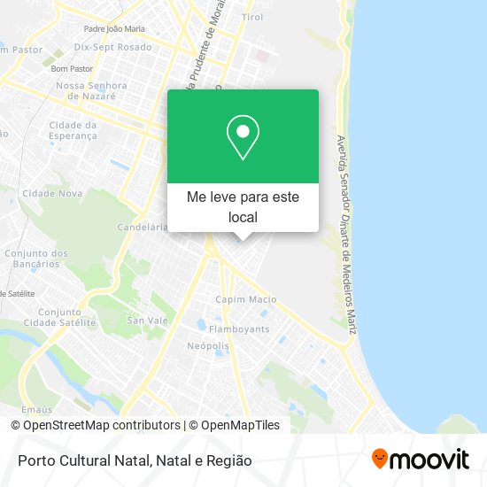 Porto Cultural Natal mapa
