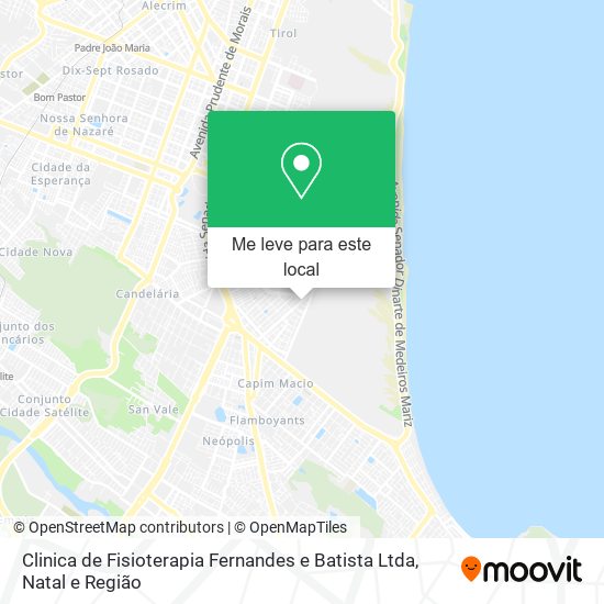 Clinica de Fisioterapia Fernandes e Batista Ltda mapa