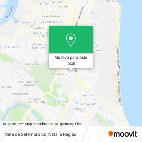 Sete de Setembro 22 mapa