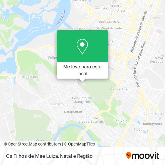 Os Filhos de Mae Luiza mapa