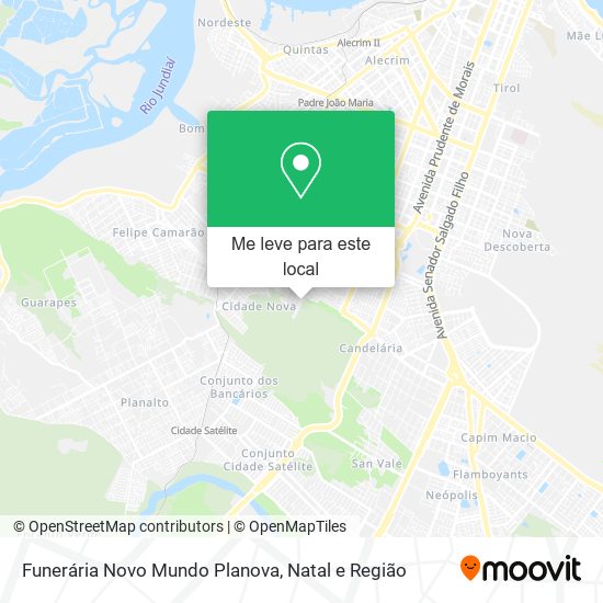 Funerária Novo Mundo Planova mapa