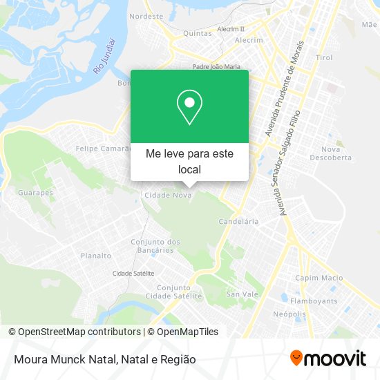 Moura Munck Natal mapa