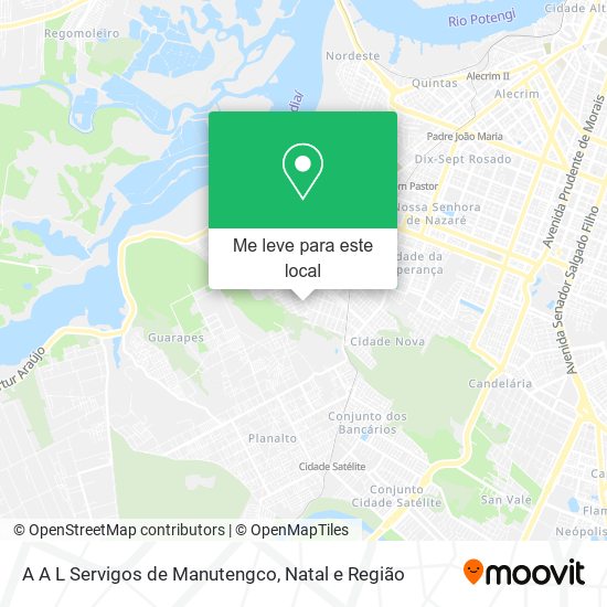 A A L Servigos de Manutengco mapa