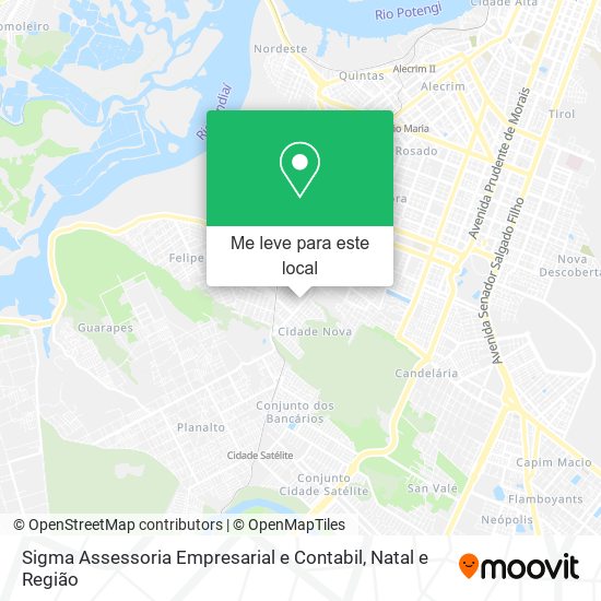 Sigma Assessoria Empresarial e Contabil mapa