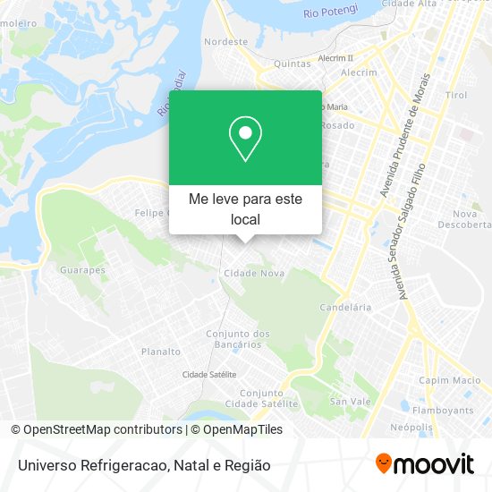 Universo Refrigeracao mapa