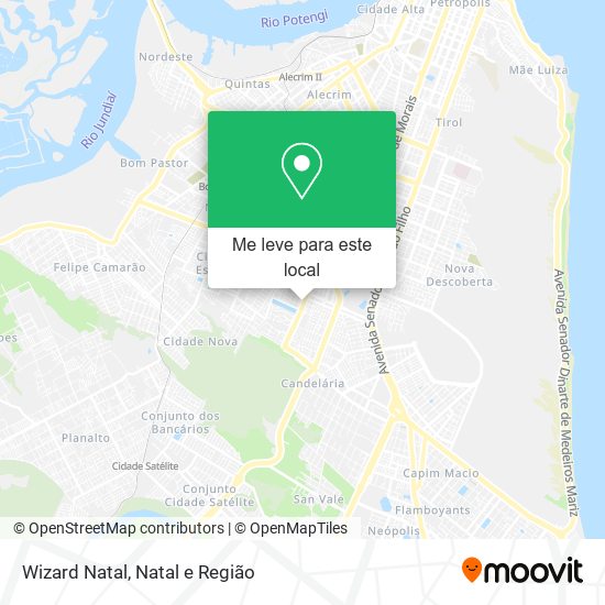 Wizard Natal mapa