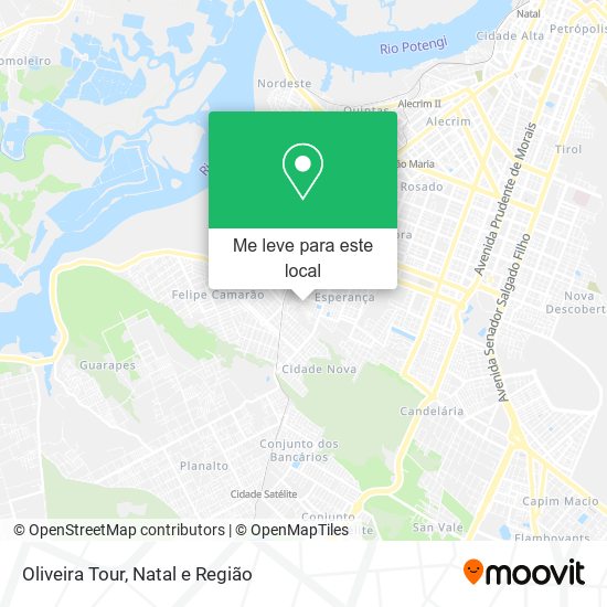 Oliveira Tour mapa