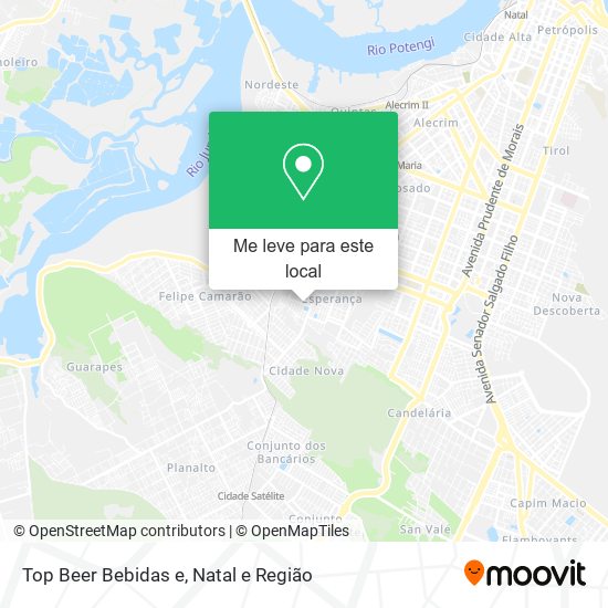 Top Beer Bebidas e mapa