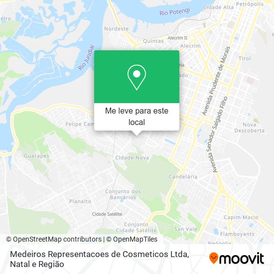 Medeiros Representacoes de Cosmeticos Ltda mapa