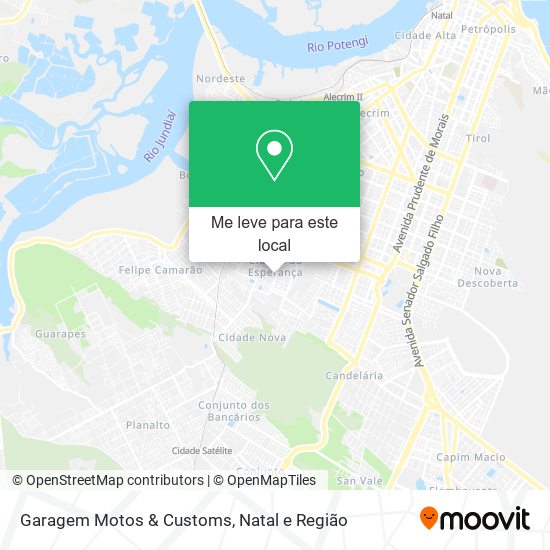 Garagem Motos & Customs mapa