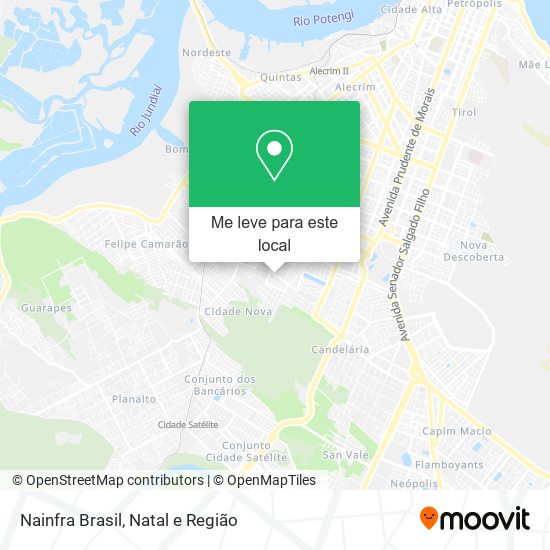 Nainfra Brasil mapa