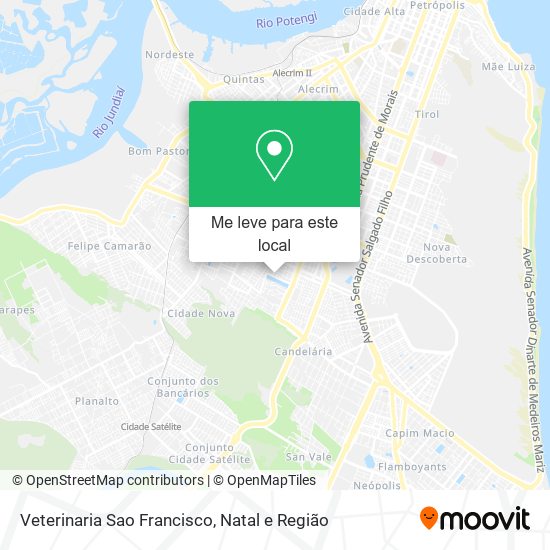 Veterinaria Sao Francisco mapa
