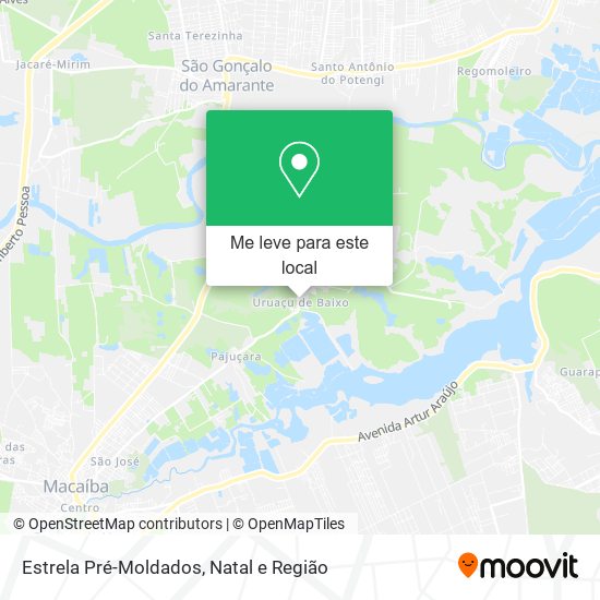 Estrela Pré-Moldados mapa