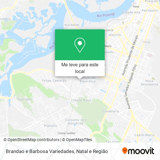 Brandao e Barbosa Variedades mapa