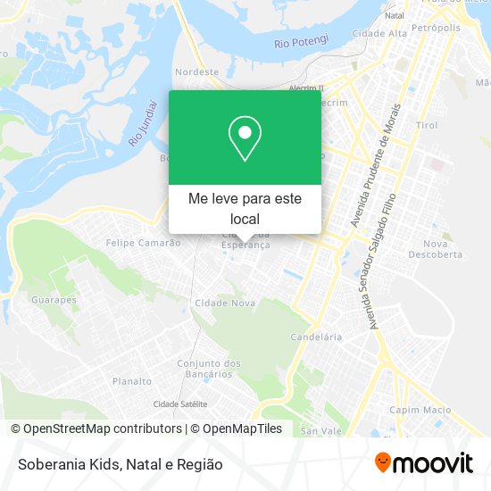 Soberania Kids mapa