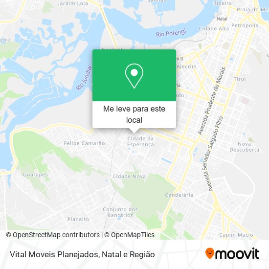 Vital Moveis Planejados mapa