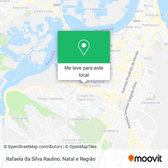 Rafaela da Silva Raulino mapa