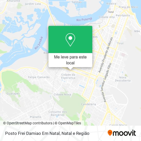 Posto Frei Damiao Em Natal mapa