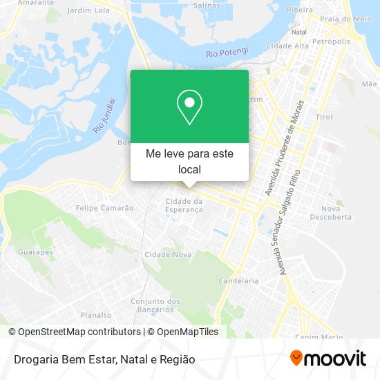 Drogaria Bem Estar mapa