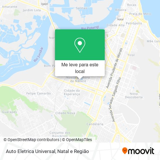 Auto Eletrica Universal mapa