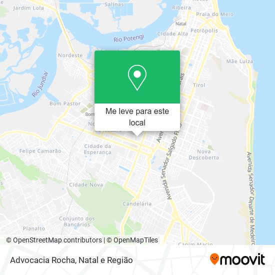 Advocacia Rocha mapa