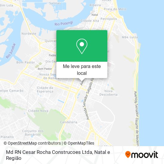 Md RN Cesar Rocha Construcoes Ltda mapa