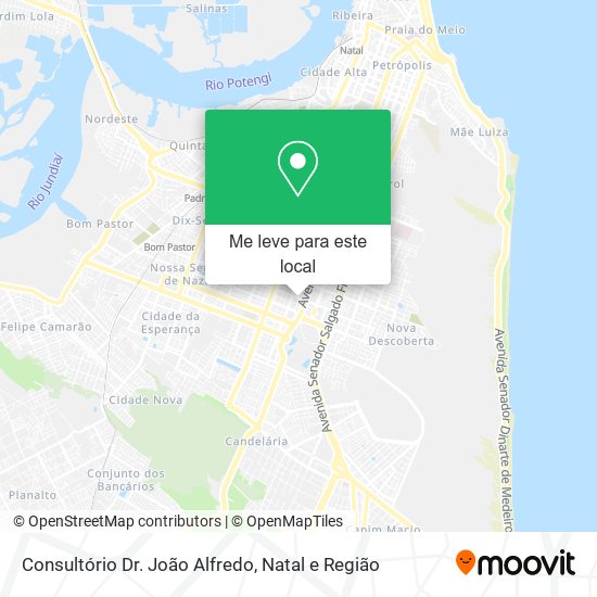 Consultório Dr. João Alfredo mapa