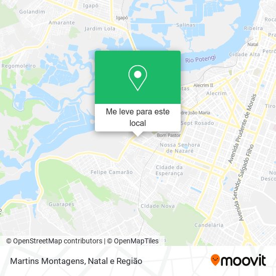 Martins Montagens mapa
