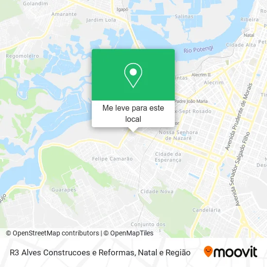 R3 Alves Construcoes e Reformas mapa