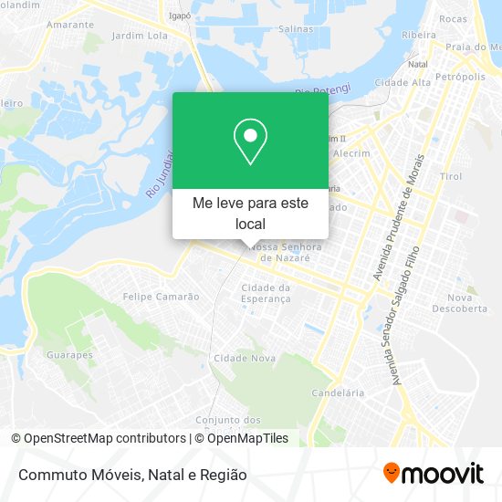 Commuto Móveis mapa