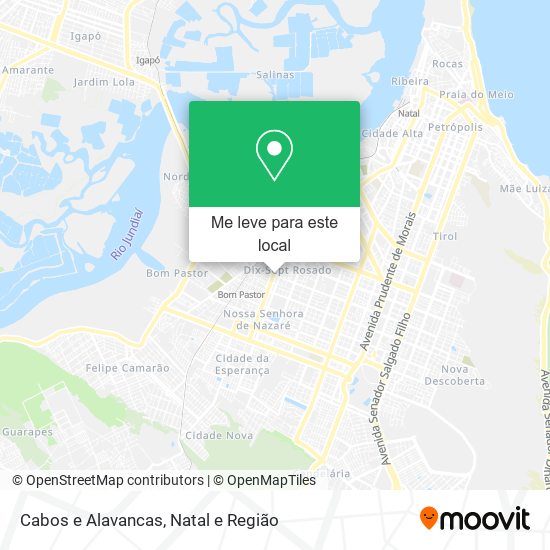 Cabos e Alavancas mapa