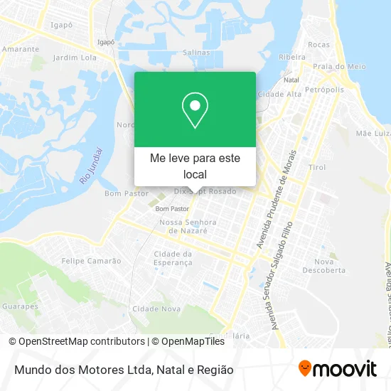 Mundo dos Motores Ltda mapa