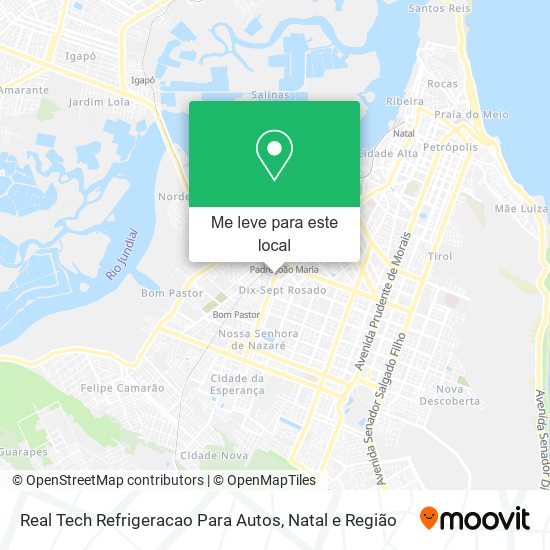 Real Tech Refrigeracao Para Autos mapa