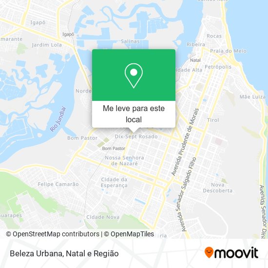 Beleza Urbana mapa