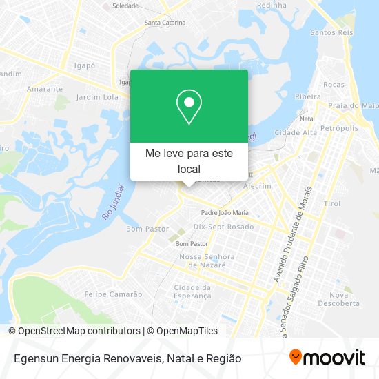 Egensun Energia Renovaveis mapa