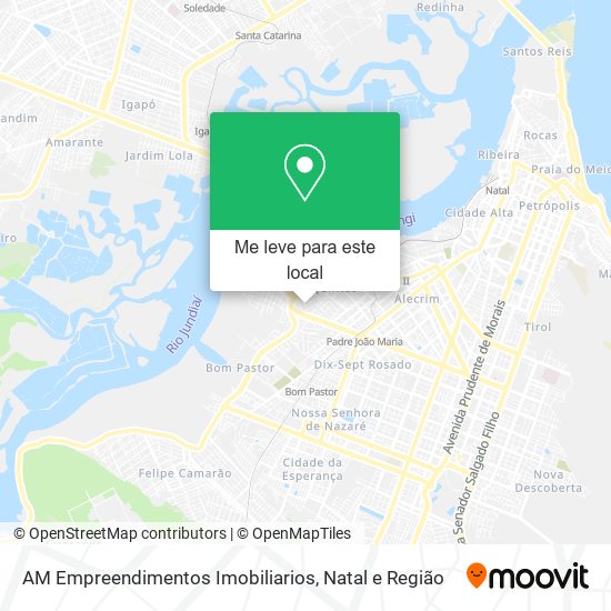 AM Empreendimentos Imobiliarios mapa