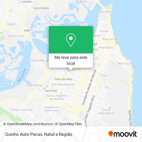 Quinho Auto Pecas mapa