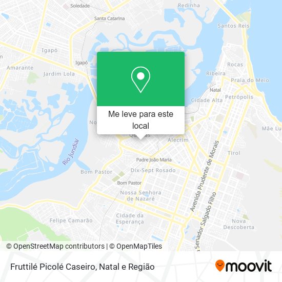 Fruttilé Picolé Caseiro mapa