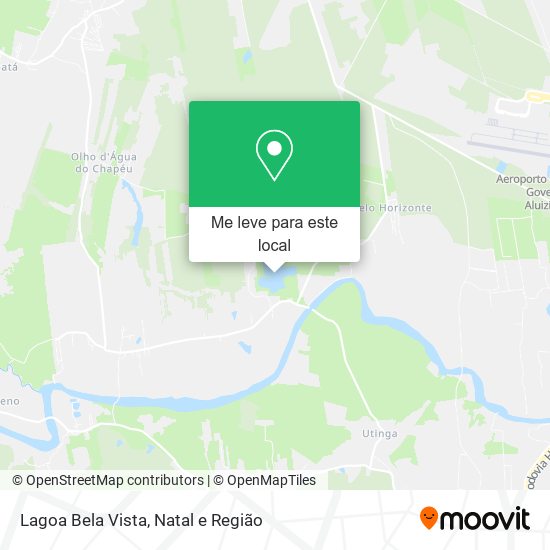 Lagoa Bela Vista mapa