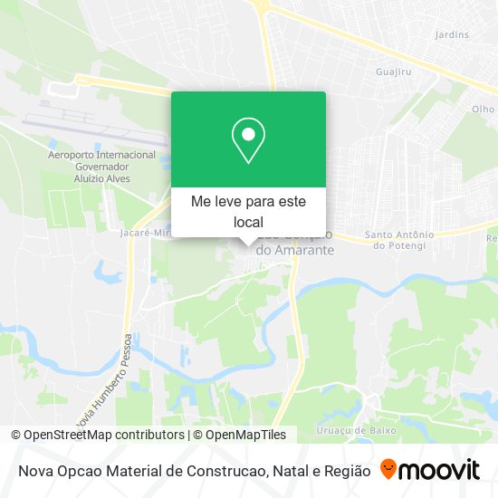 Nova Opcao Material de Construcao mapa