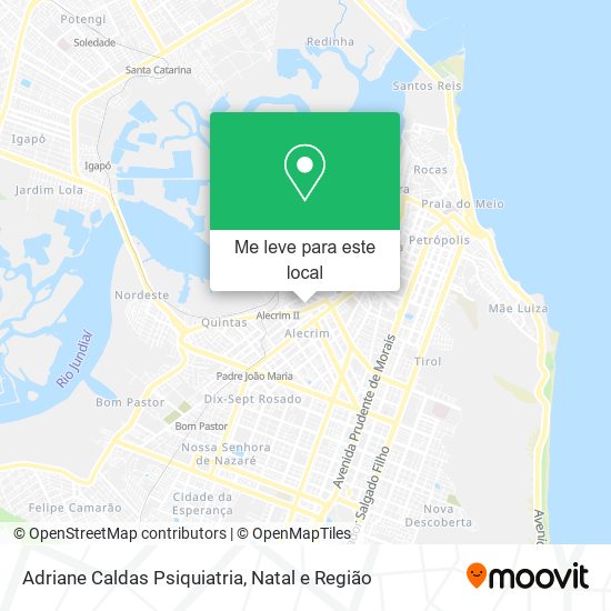 Adriane Caldas Psiquiatria mapa