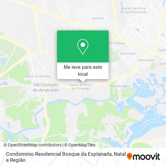 Condominio Residencial Bosque da Esplanada mapa