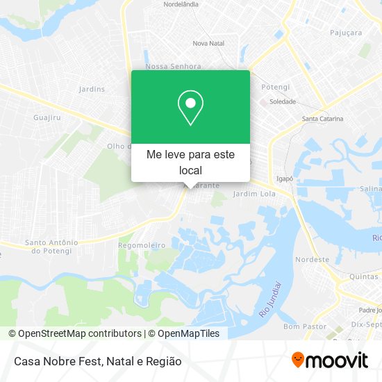 Casa Nobre Fest mapa
